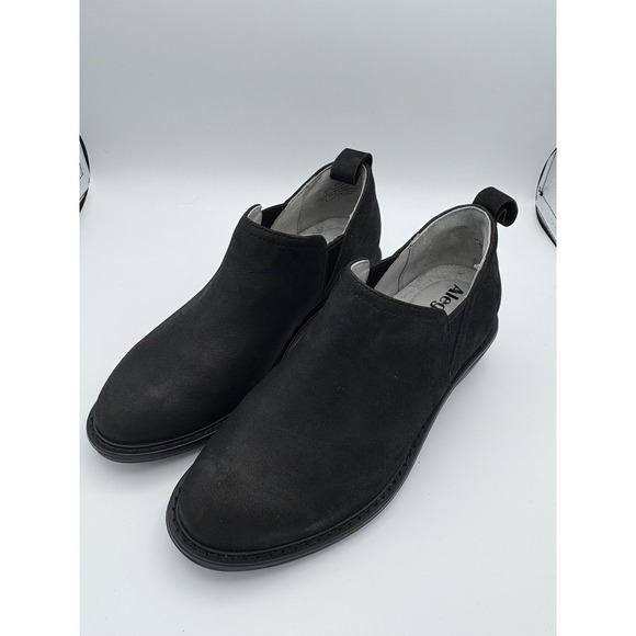 Alegria Shoes - Alegria Shoes Womens Size 7 Black Leather Slip On Comfort Walking Casual MRL-611